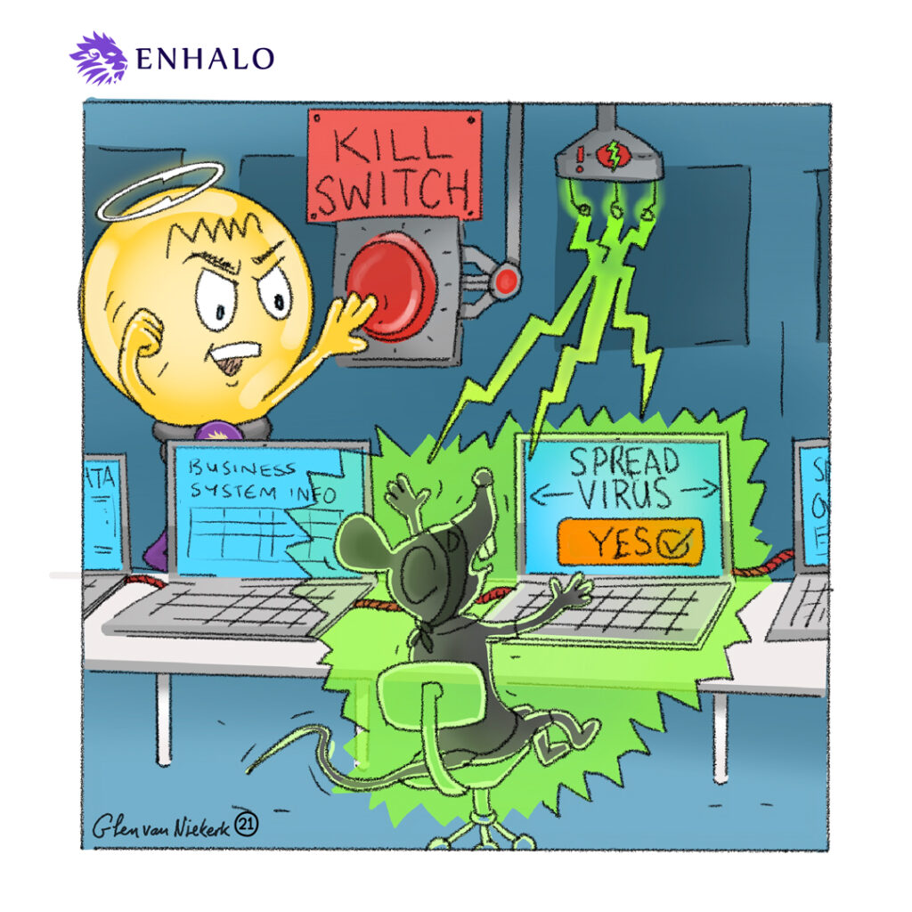 ENHALO Network Segmentation Service Comic