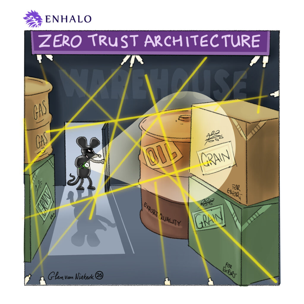 Son of a Breach Enhalo Comic - zero trust architecture